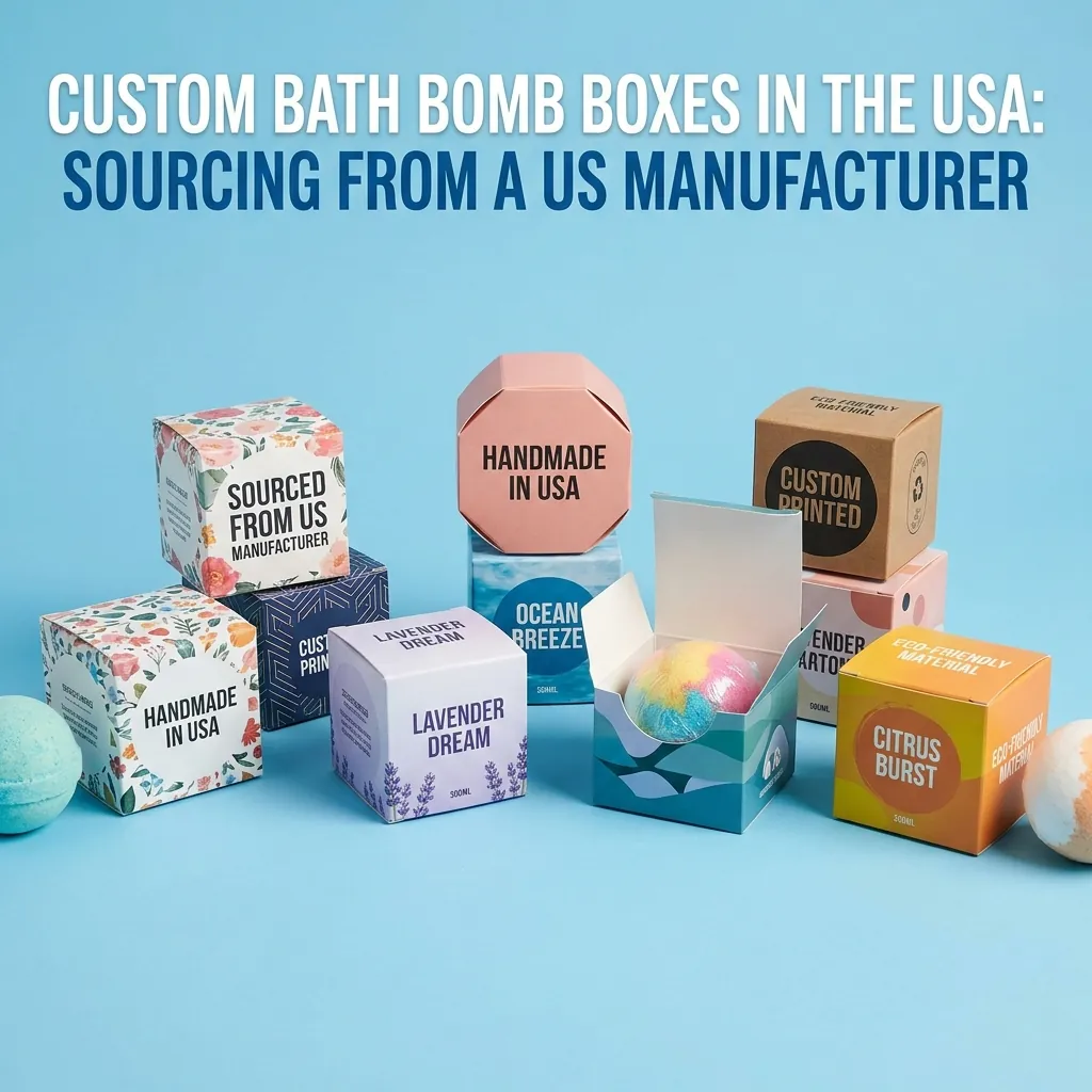 Custom Bath Bomb Boxes in the USA: Sourcing From a US Manufacturer