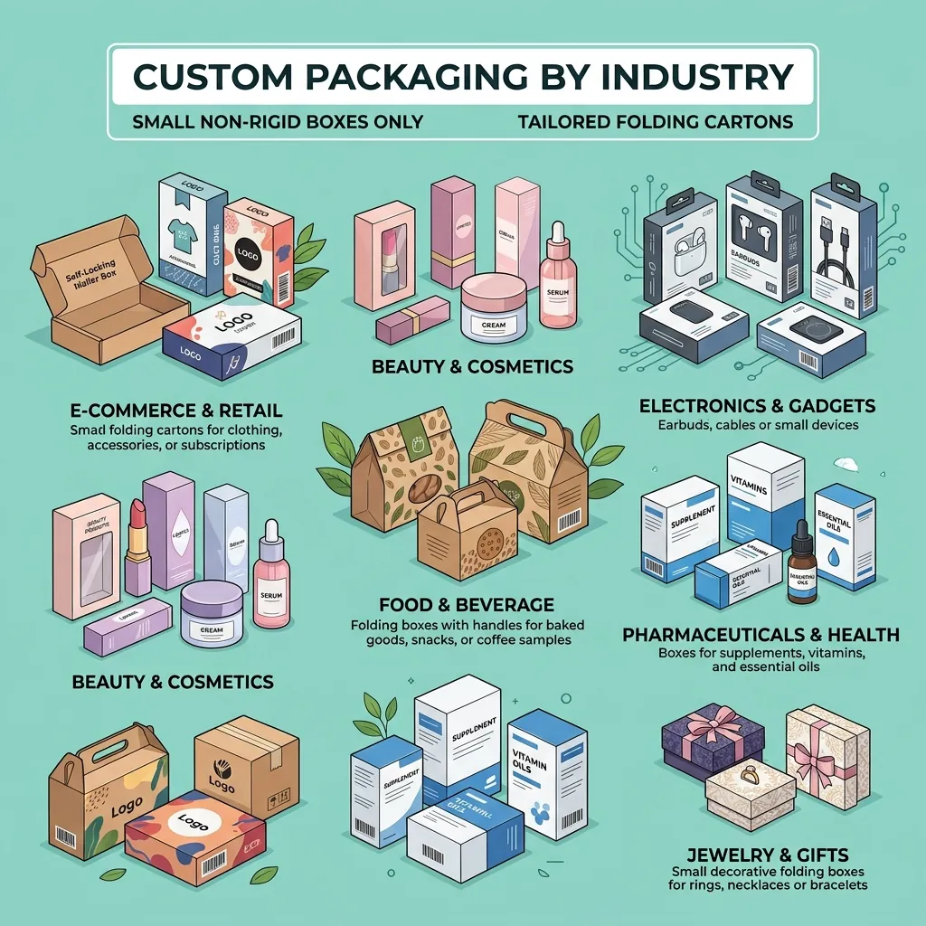 Custom Packaging by Industry: A Simple Guide to Choosing the Right Boxes