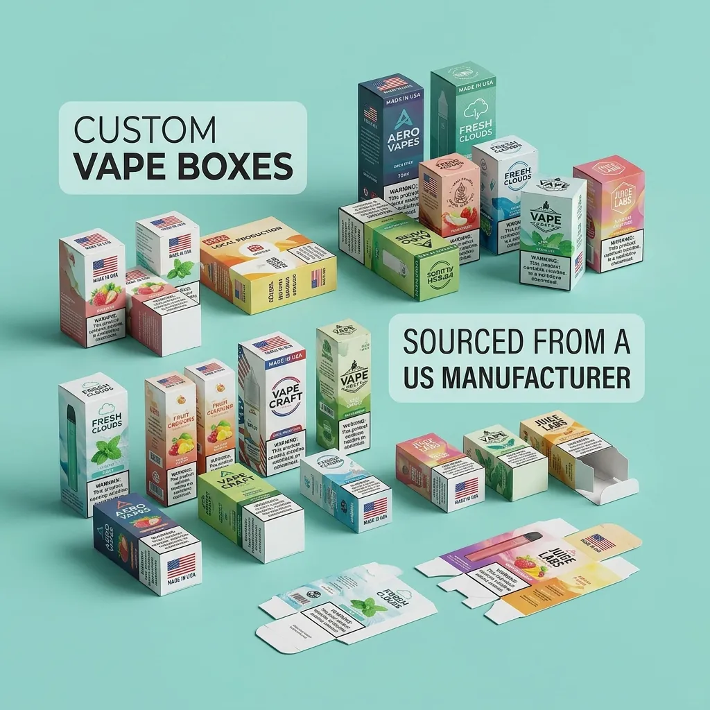 Custom Vape Boxes in the USA: Sourcing From a US Manufacturer