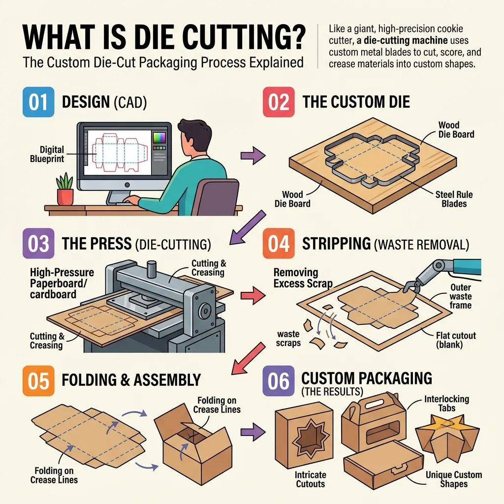 What Is Die Cutting? Die-Cut Meaning, Process, and Custom Die-Cut Packaging Explained