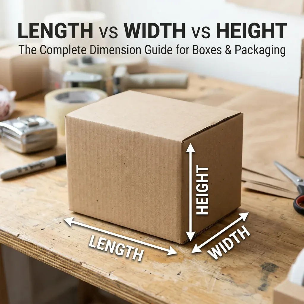 Length vs Width vs Height: The Complete Dimension Guide for Boxes and Packaging