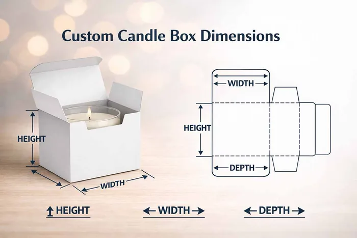 Custom candle boxes by Packaging Vista