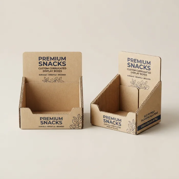 Custom printed corrugated display boxes with your logo