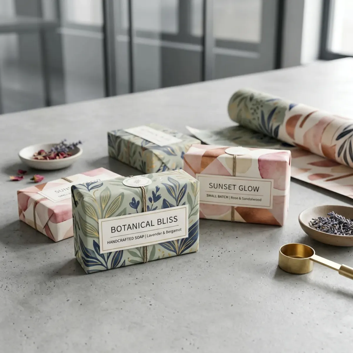 Custom Soap Wrapping Paper image 4
