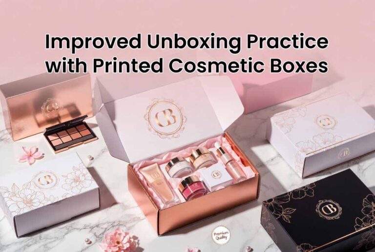 Improved Unboxing Practice with Printed Cosmetic Boxes