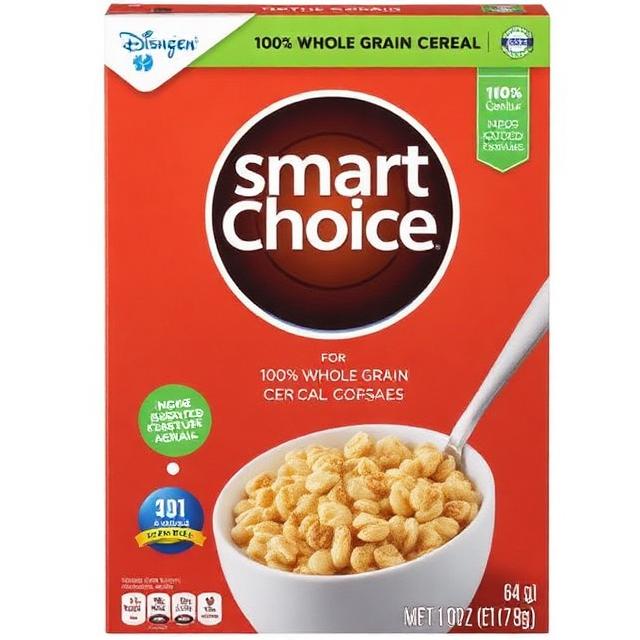 A Smart Choice for 100% Whole Grain Cereal (No Added Sugar)