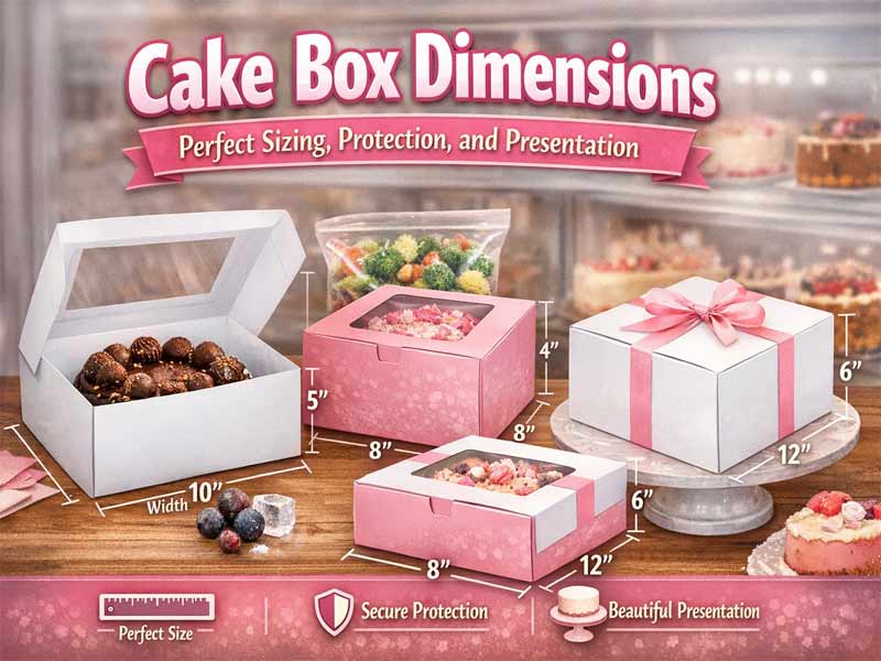 Cake Box Dimensions Perfect Sizing, Protection, and Presentation