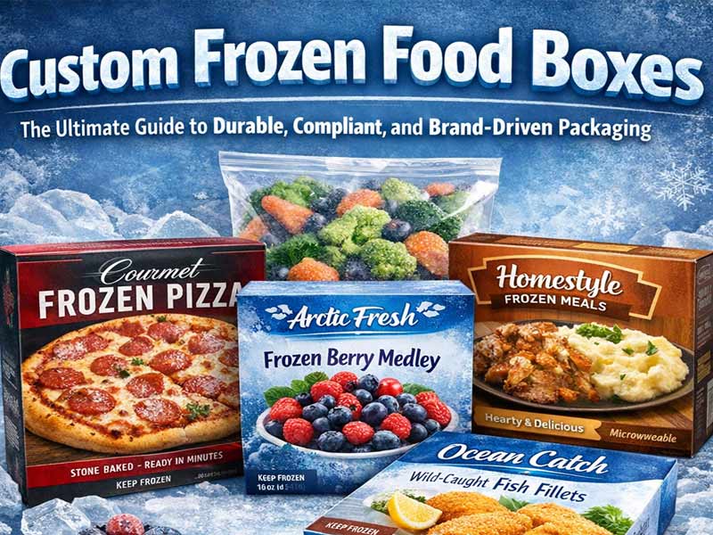 Custom Froozen Food Boxes Packaging