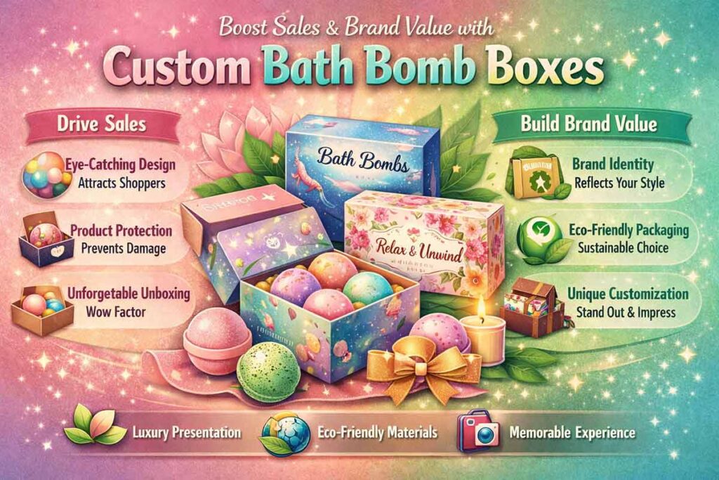 How Custom Bath Bomb Boxes Increase Product Sales and Brand Value